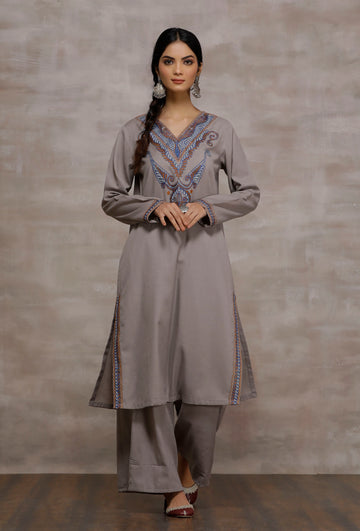 eshin-dusky-grey-woollen-kurta